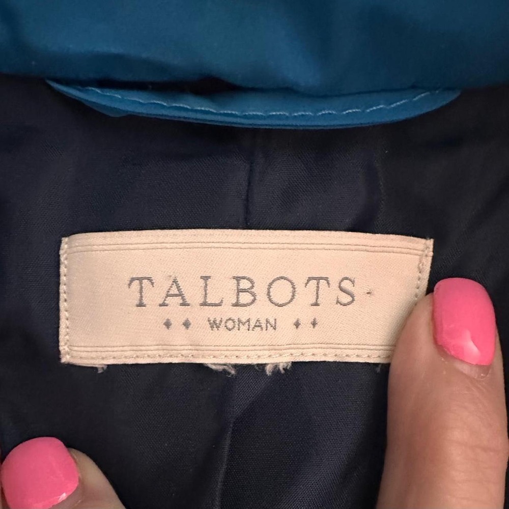 Talbots quilted jacket size 11